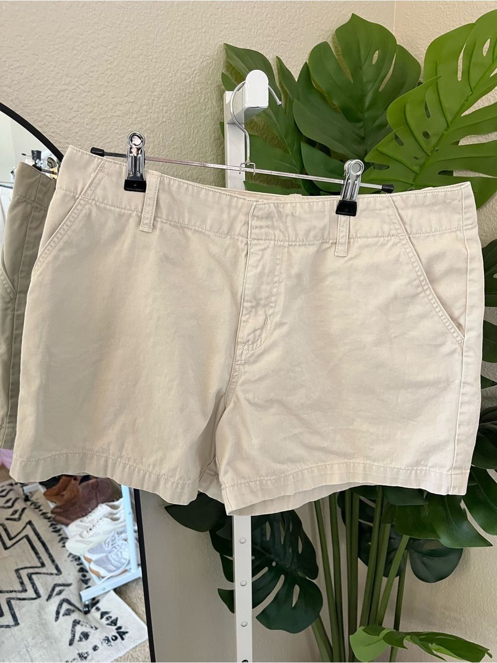 Sonoma Life + Style Beige Cotton Chino Shorts 12P